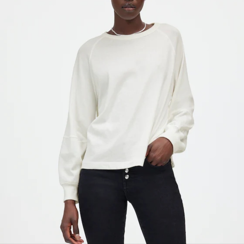 Madewell Relaxed Long Sleeve Raglan Tee S